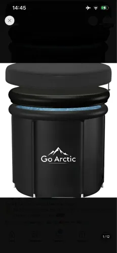 Banheira De Gelo Recovery Atleta Pro Portátil 300l Goarctic