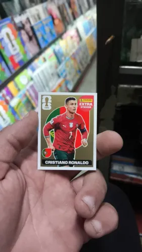 Figurinha legend Cristiano Ronaldo Ouro