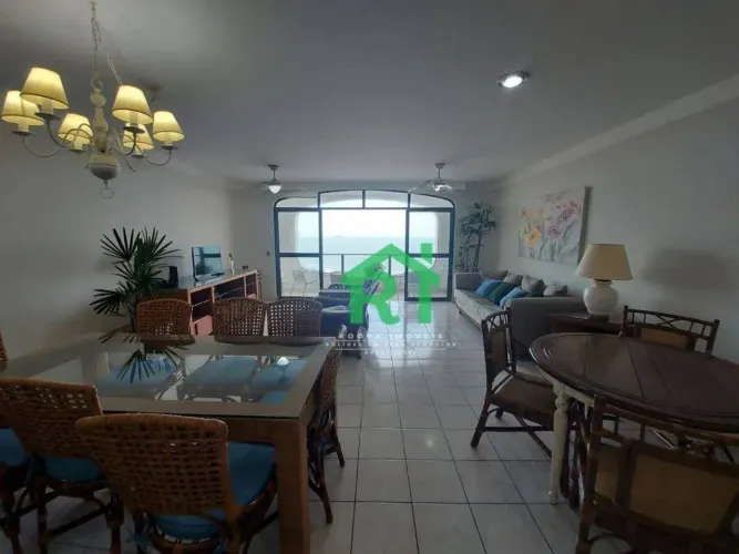 Apartamento frente mar com 4 Quartos(3 suítes) 2 vagas à venda em Jardim Astúrias - Guaruj