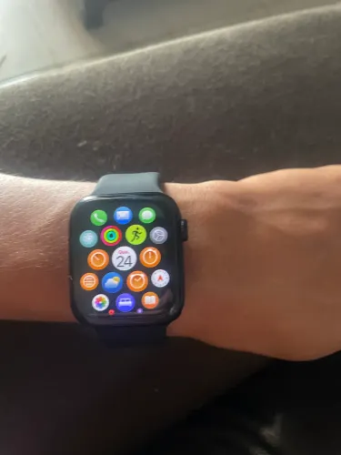apple watch se2 44mm, novíssimo, poucas marcas de uso e na caixa