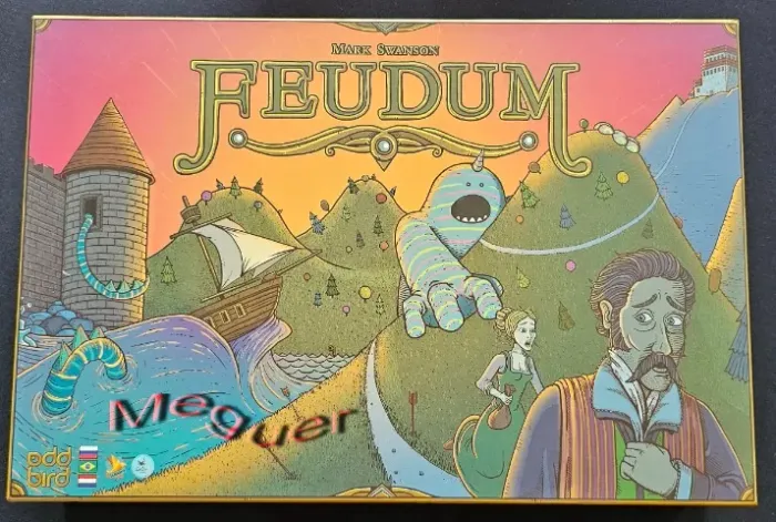Feudum Jogo de Tabuleiro Português Completo Boardgame