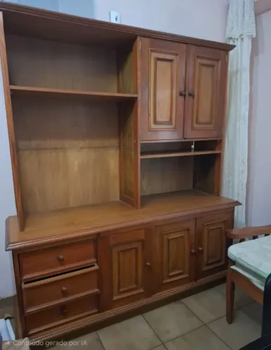 Estante madeira maciça