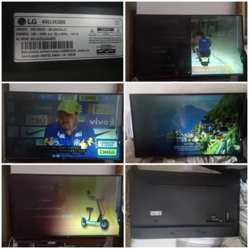LG 4K Placa principal e placa da fonte