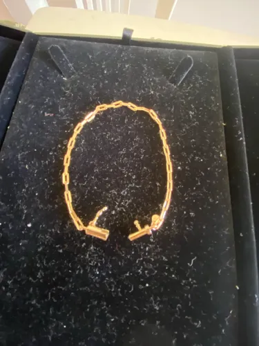 Pulseira Cartier Semi Joia banho ouro 18k