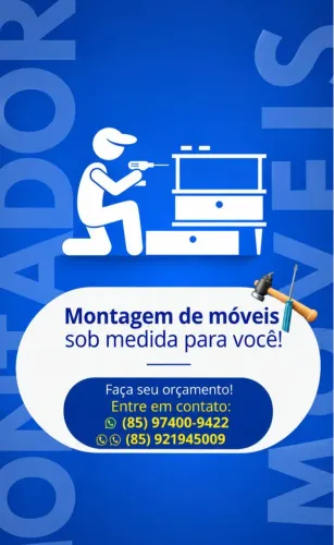 Montador de móveis profissional 