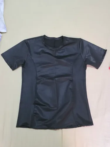 Camiseta courino. Preta.