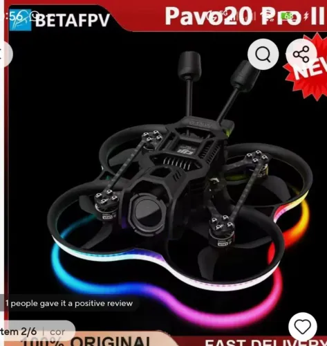 Pavo 20 pro V2 O4 ELRS ( sem sistema de vídeo ) novo lacrado sem uso