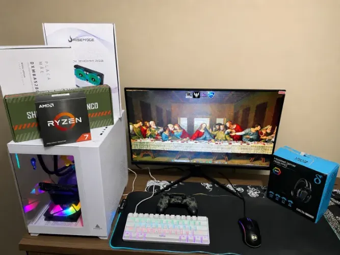 PC Gamer completo: Ryzen 7 5700X | RX 6700 XT | 32gb RAM | 850W Modular | NvME | 165Hz
