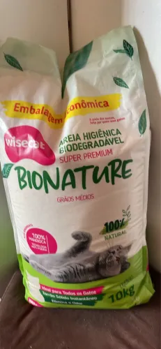 Areia biodegradável 