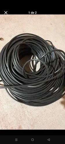 Cabo 10mm de cobre vendo 40mts por apenas 380,00