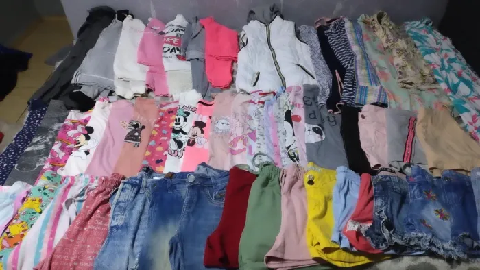 Lote de roupas para meninas adolescentes veste acima dos 12 anos com 55 peças