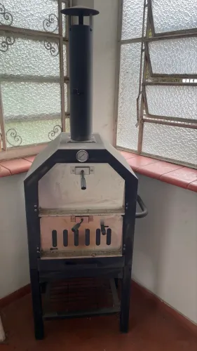 Forno de Pizza a Lenha/Carvão Portátil - Usado só 2x