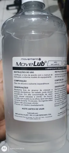 Silicone líquido para esteiras 