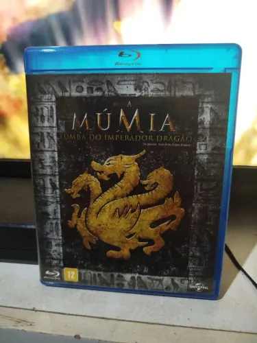 Blu Ray filme A múmia tumba do imperador original dublado semi novo 
