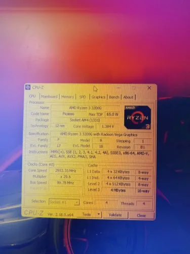 PC Ryzen 3 3200G | ASUS A320M-K | Funcionando Perfeitamente