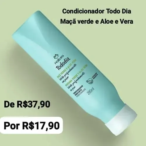 Condicionador Todo Dia Natura Maçã verde e Aloe e vera