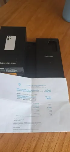 S23 ultra 256gb, 12 gb ram, snapdragon, violeta. Com caixa, cabo, nota fiscal, case 