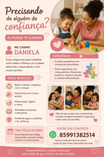 Baba folguista cuidando do seu filho com muito amor é responsabilidade 