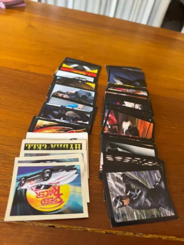 Lote Speed Racer - 206 Figurinhas - 109 Distintas + 23 Brilhantes + Especiais