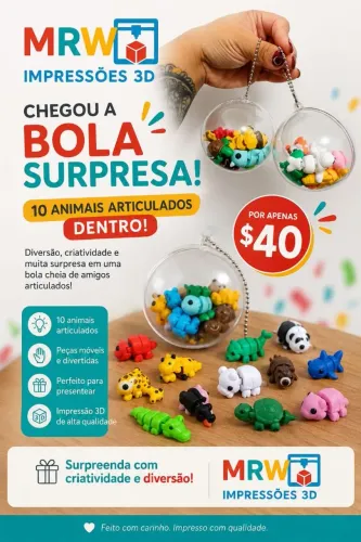 Animais articulados 3D