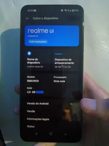 Realme note 60 128gb