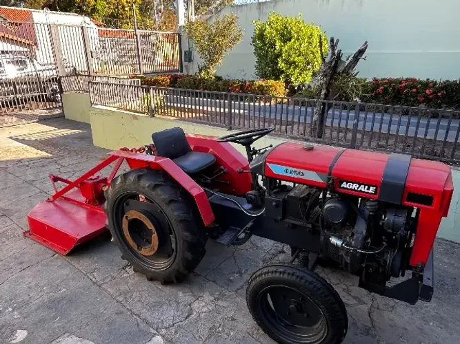 Trator Agrale 4100 Ano 1993 Com Roçadeira Lavrale - Impecável