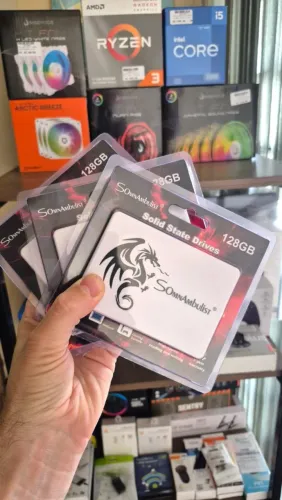SSD 128GB Sata novo lacrado com garantia de 1 ano!