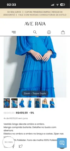 Vestidos Ave Rara