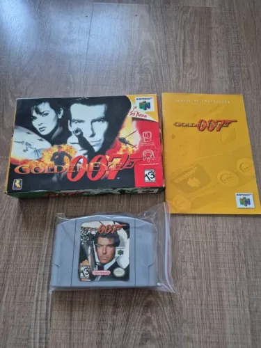 Fita 007 Golden Eye BR + Caixa e Manual