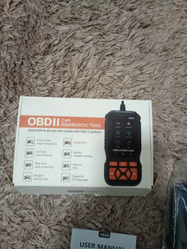 Scanner obd2 em português com Manual 