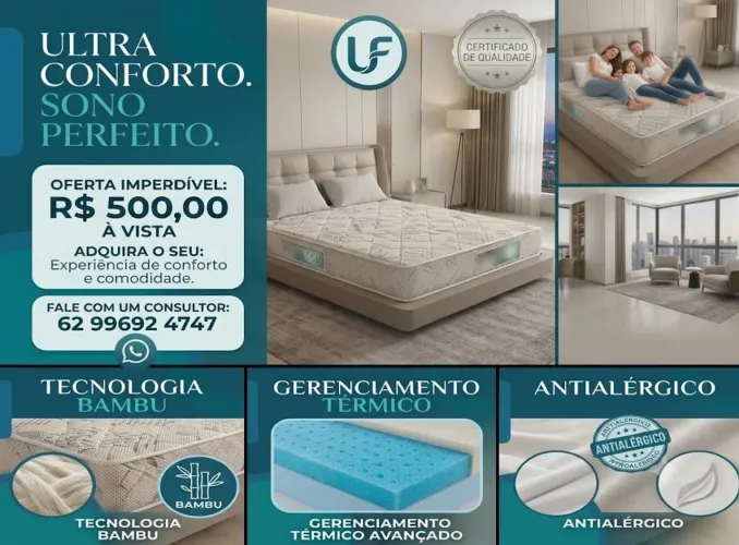 Colchão D33 da UsaFlex