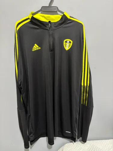 Blusa Treino Leeds United Adidas 1/4 Zip Original 3XL