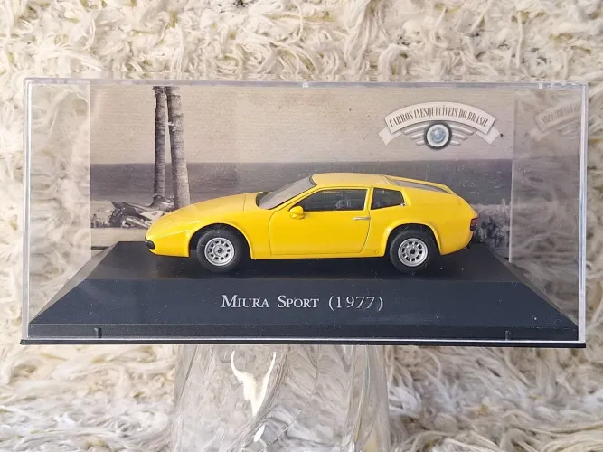 Miniatura Miura Sport 1977 - Carros Inesquecíveis do Brasil