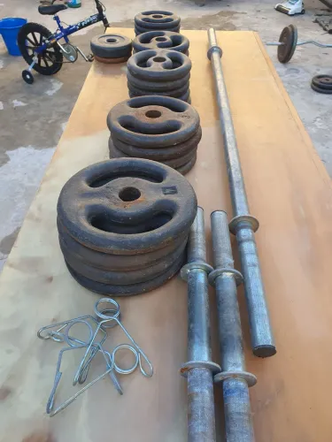 Vendo / troco anilhas de exercícios
