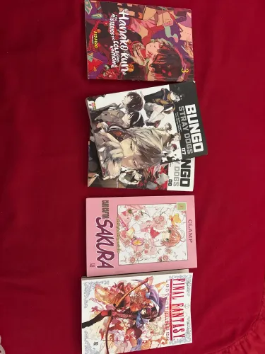 Mangás Avulsos Seminovos (Bungo Stray Dogs, Sakura Especial, Hanako-kun)