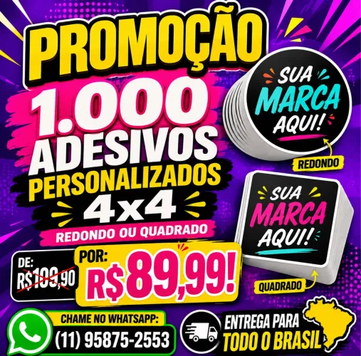 Adesivo e etiqueta vinil 