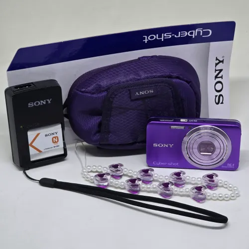 Câmera Digital Sony Cyber-shot DSC-W630 16.1MP CCD Roxa Violeta