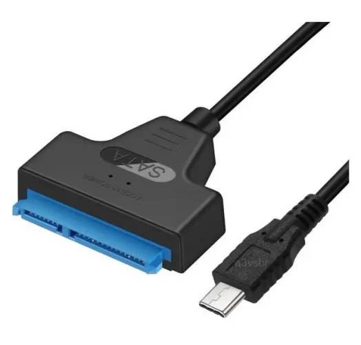 cabo de dados usb tipo c para conector sata 2.5