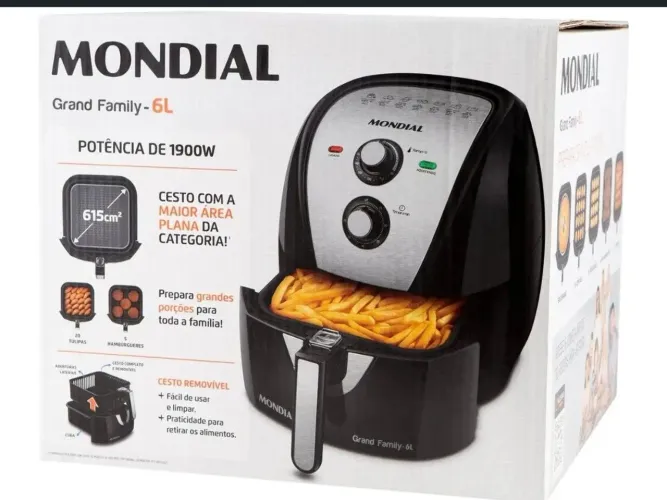 Airfryer Mondial Gran Family AFN-60-<br>6L<br>R$320,