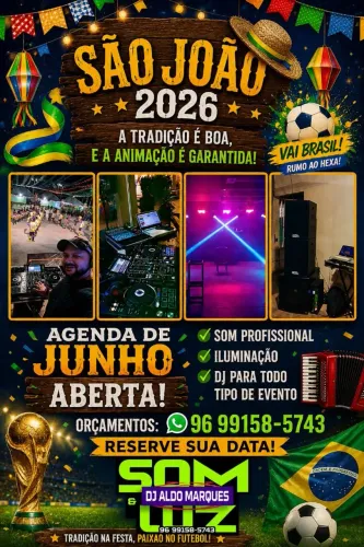 DJ,som e iluminação 