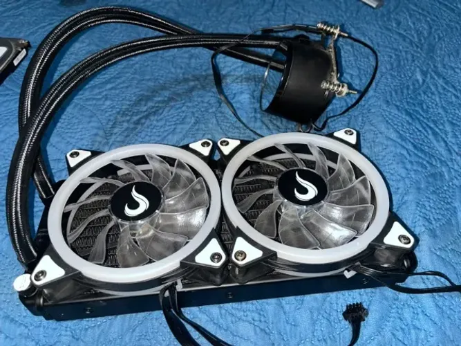 Water Cooler Rise Mode 240mm ARGB Preto (AMD/Intel)