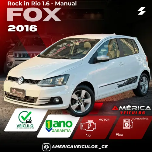Volkswagen Fox Rock IN RIO 1.6 MI Total Flex 8V 5P 2016