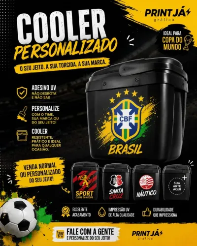 Cooler termico - preto 
