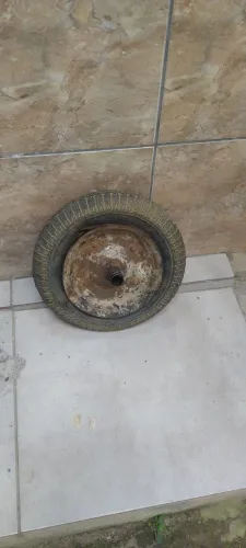 Roda carrinho sem camara no estado das fotos 
