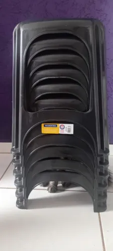 Panqueca Tramontina nova usada apenas uma única vez 20 reais cada tenho 6 banqueta dessa