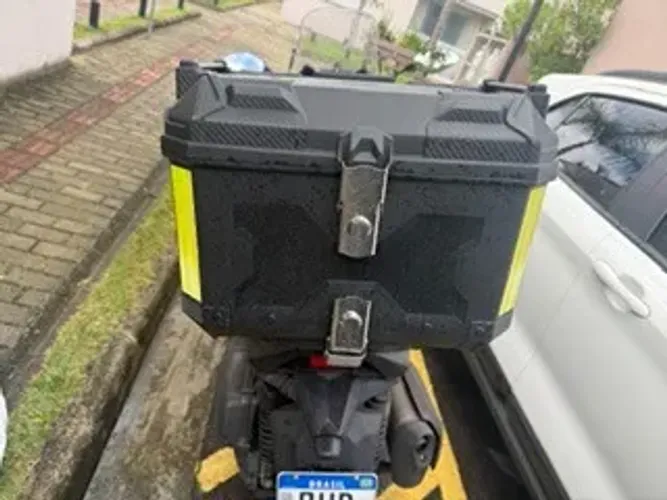 Baú Bauleto Moto Universal Forro Base 45 litros