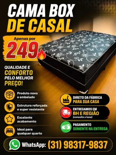 Cama box de casal
