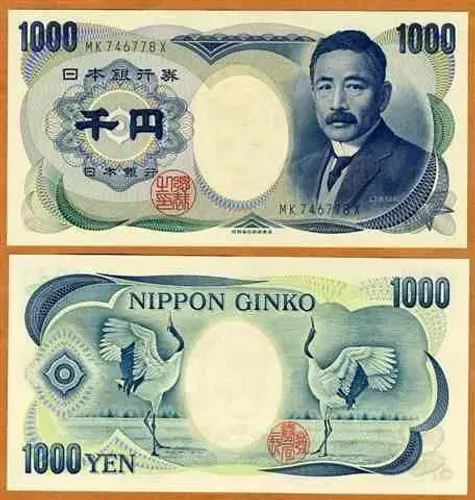 1000 en primeira família Nippon 2 garças