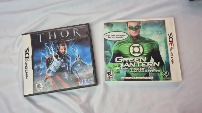 Jogos Thor e Green Lantern 3DS