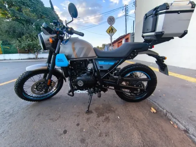 Royal Enfield Scram 411 2023 - Impecável - Revisada + Baú e Protetor